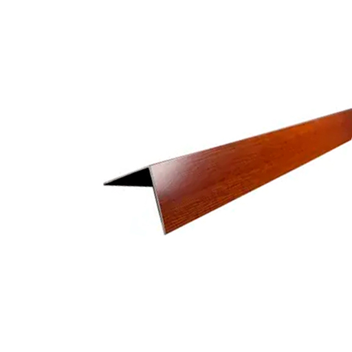 PERFIL SIDING METAL ESQUINERO EXTERIOI 3M NOGAL CORRUGADO