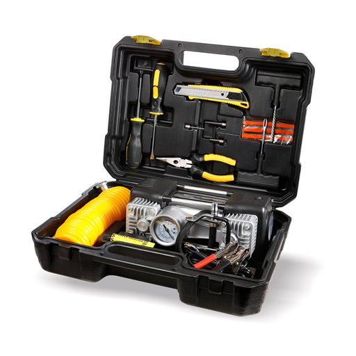 COMPRESOR MINI AUTO DOBLE PISTÓN 300W UYUSTOOLS CMM300U