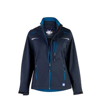 PARKA PANGUE SOFTSHELL OUTWORK DAMA AZUL