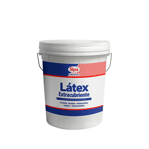 LÁTEX EXTRACUBRIENTE SIPA BASE P 4 GALONES