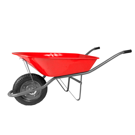 CARRETILLA SUPER ECO LIOI 60 LTS  C/RUEDA 350X8 (TOLVA ROJA)