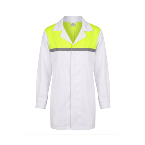 COTONA F.ARCAM POPLIN BLANCO-A.FLUOR BICOLOR