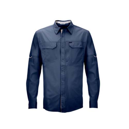 CAMISA OUTDOOR HW M/LARGA ANTAKARI SPANDEX AZUL