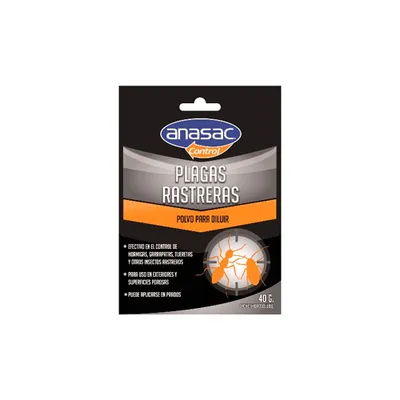 INSECTICIDA PLAGAS RASTRERAS ANASAC 40 GRS