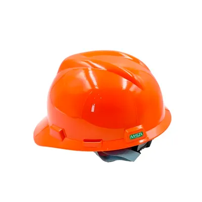CASCO MSA V-GARD NARANJO