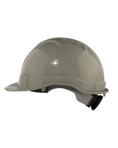 CASCO SEGURIDAD GRIS CINTA