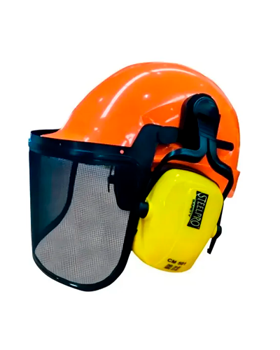CASCO MOTOSIERRISTA NARANJO