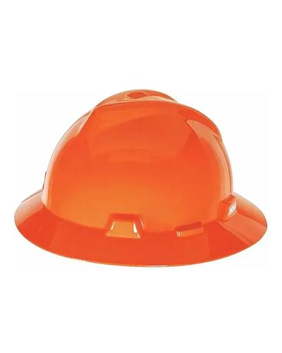 CASCO MSA V-GARD ALA NARANJO