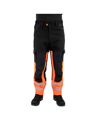 PANTALON SOFTSHELL HW OKLAN ROJO FLUOR