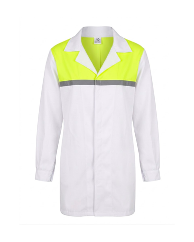 COTONA F.ARCAM POPLIN BLANCO-A.FLUOR BICOLOR
